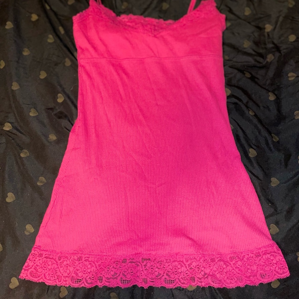 Pink tank top XS